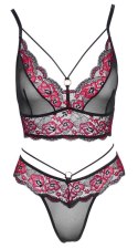 BIKINI KORONKOWE black/red L Cottelli LINGERIE