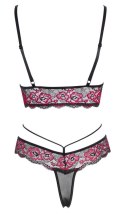 BIKINI KORONKOWE black/red M Cottelli LINGERIE