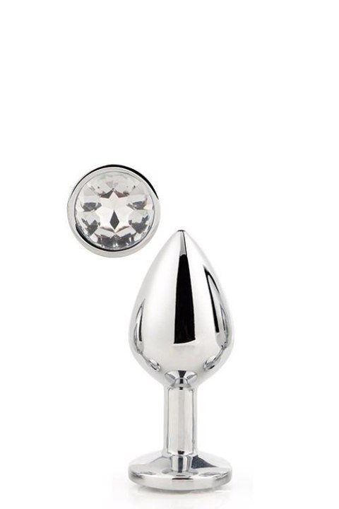 GLEAMING LOVE SILVER PLUG SMALL Dream Toys GLEAMING LOVE SILVER PLUG SMALL Dream Toys