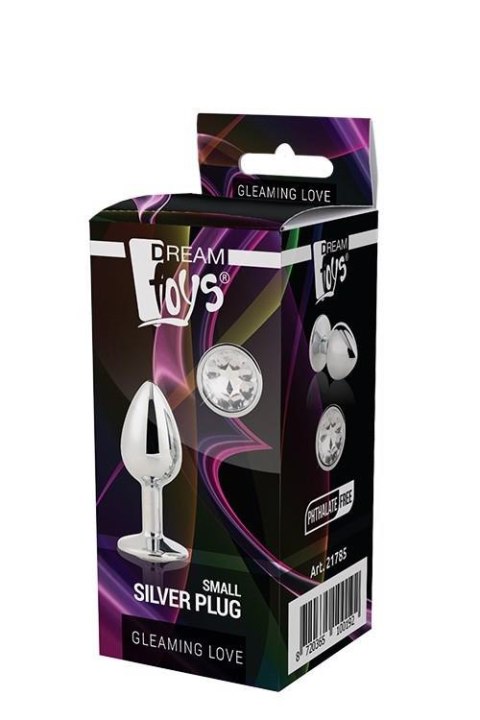 GLEAMING LOVE SILVER PLUG SMALL Dream Toys GLEAMING LOVE SILVER PLUG SMALL Dream Toys