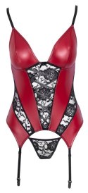 GORSET ZE STRINGAMI red/black L Cottelli LINGERIE