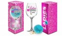 LADIES TIME - kieliszek do wina Signoria 700ml + pompon - Jestem niewinna BGtech