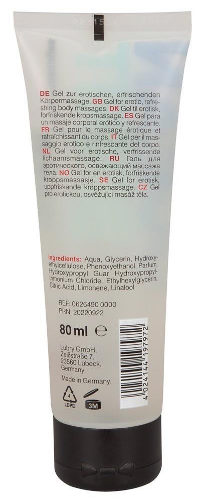 Erotyczny żel do masażu ciała chłodzący 80 ml Just Play Erotyczny żel do masażu ciała chłodzący 80 ml Just Play