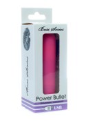 Power Bullet USB 10 functions Glossy Matte Pink Boss Series Vision