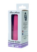 Power Bullet USB 10 functions Glossy Matte Pink Boss Series Vision