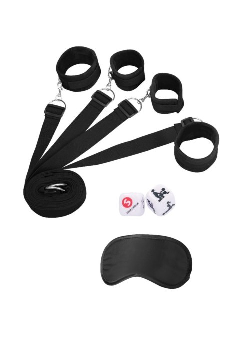 BDSM zestaw do krępowania wiązania pod materac Ouch! BDSM zestaw do krępowania wiązania pod materac Ouch!