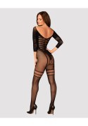 Bodystocking otwarty krok siateczkowy wzór XL/XXL Obsessive