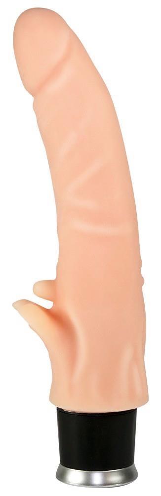 Wibrator stymulujący łechtaczkę elastyczny 22 cm Nature Skin Wibrator stymulujący łechtaczkę elastyczny 22 cm Nature Skin