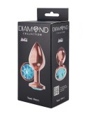 Plug-Butt Plug Diamond Topaz Shine L Rose Gold Lola Games