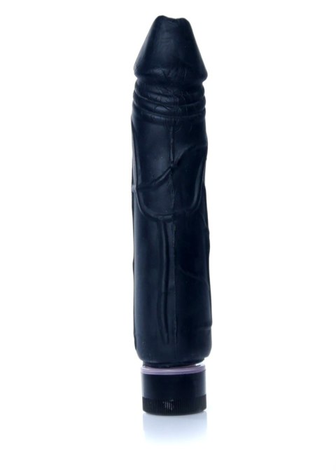 Wibrator czarny z cyberskóry penis Boss Series Wibrator czarny z cyberskóry penis Boss Series