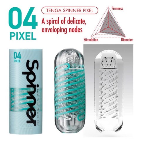 Masturbator japoński obrotowy Tenga Spinner Pixel Tenga Masturbator japoński obrotowy Tenga Spinner Pixel Tenga