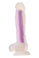 Dildo realistyczny penis świecący w ciemności 19cm Dream Toys