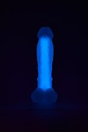 Dildo realistyczny penis świecący w ciemności 19cm Dream Toys