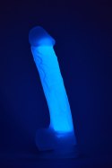 Dildo realistyczny penis świecący w ciemności 19cm Dream Toys