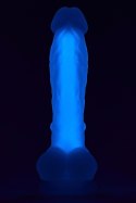 Dildo realistyczny penis świecący w ciemności 19cm Dream Toys