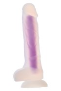 Dildo realistyczny penis świecący w ciemności 19cm Dream Toys