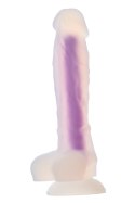 Dildo realistyczny penis świecący w ciemności 19cm Dream Toys