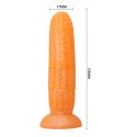 Kolba kukurydzy dildo do zabawy z przyssawką 17 cm BAILE