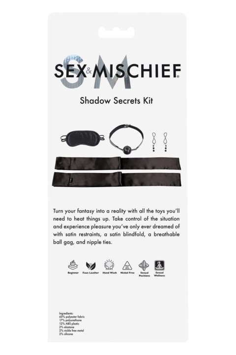 Zestaw BDSM szarfy taśmy opaska knebel nasutniki Sportsheets Zestaw BDSM szarfy taśmy opaska knebel nasutniki Sportsheets