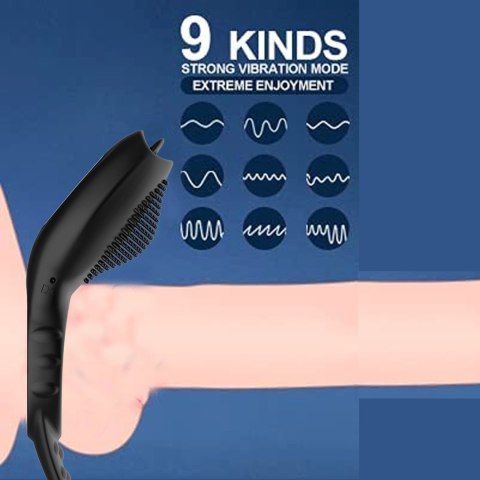 Remote powerful Tognue simulate cock ring Boss Series Cute Remote powerful Tognue simulate cock ring Boss Series Cute