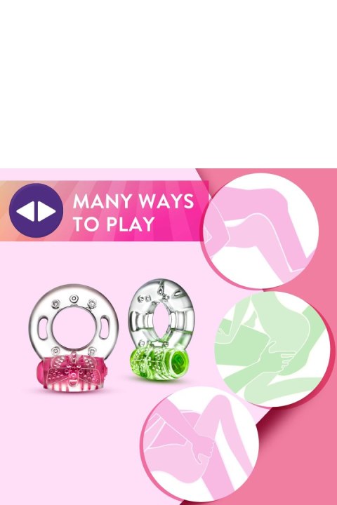Wibrujący pierścień na penisa stymulujący masażer Blush Wibrujący pierścień na penisa stymulujący masażer Blush