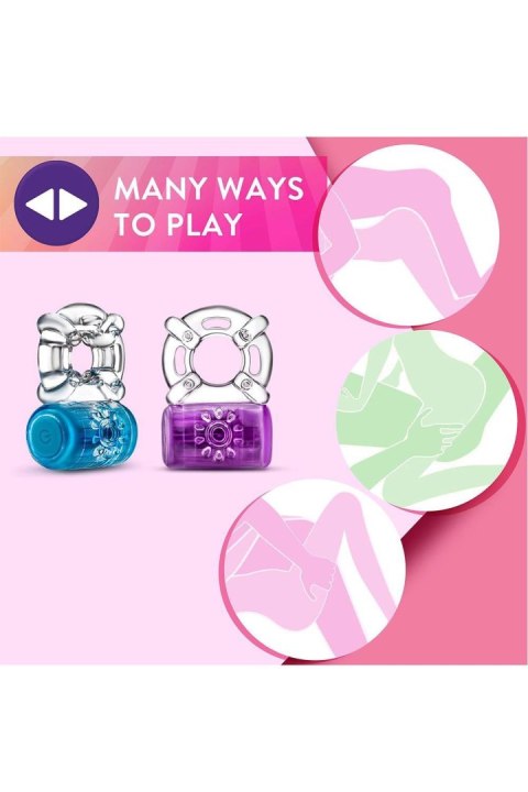 Wibrujący pierścień na penisa stymulujący masażer Blush Wibrujący pierścień na penisa stymulujący masażer Blush