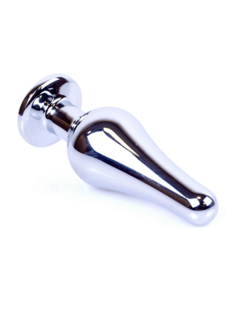 Stalowy korek analny plug do anusa kryształek 9cm Boss Series HeavyFun Stalowy korek analny plug do anusa kryształek 9cm Boss Series HeavyFun