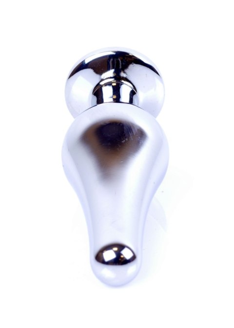 Stalowy korek analny plug do anusa kryształek 9cm Boss Series HeavyFun Stalowy korek analny plug do anusa kryształek 9cm Boss Series HeavyFun