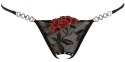 String Rose crotchless M/L Cottelli LINGERIE