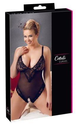 Body czarne otwarte 2XL COTTELLI CURVES