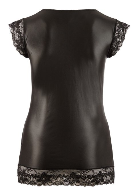 Sukienka z czarnego wetlooku XL COTTELLI CURVES Sukienka z czarnego wetlooku XL COTTELLI CURVES