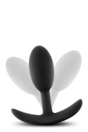 ANAL ADVENTURES SILICONE VIBRA SLIM PLUG SMALL BLACK Blush