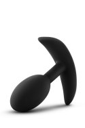 ANAL ADVENTURES SILICONE VIBRA SLIM PLUG SMALL BLACK Blush