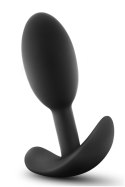 ANAL ADVENTURES SILICONE VIBRA SLIM PLUG SMALL BLACK Blush