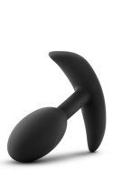 ANAL ADVENTURES SILICONE VIBRA SLIM PLUG SMALL BLACK Blush