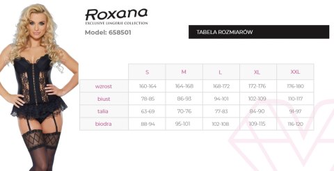 Gorset i stringi 6585 L ROXANA Gorset i stringi 6585 L ROXANA