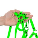 Full Body Harness - GitD - Neon Green/Black - S/M Ouch!