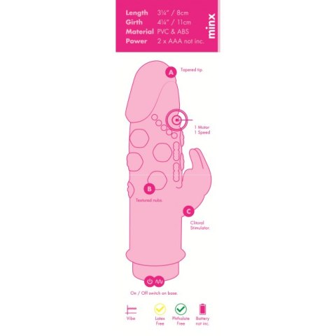 Mały wibrator realistyczny mini sex masażer 8cm Me You Us Mały wibrator realistyczny mini sex masażer 8cm Me You Us