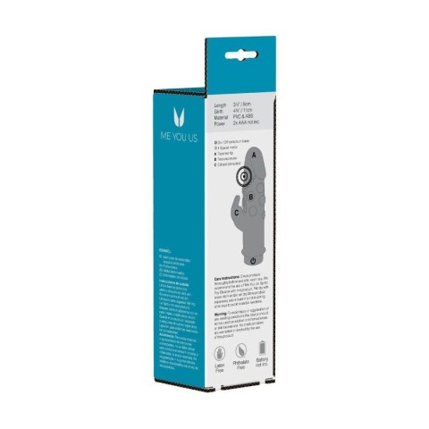 Mały wibrator realistyczny mini sex masażer 8cm Me You Us Mały wibrator realistyczny mini sex masażer 8cm Me You Us