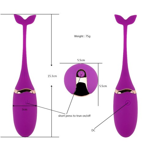 Vibratong egg (purple) USB Boss Series