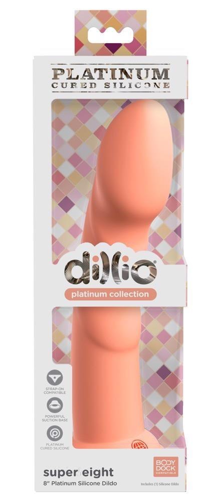 Dildo do uprzęży strap-on punkt G 21cm Platinum Dildo do uprzęży strap-on punkt G 21cm Platinum