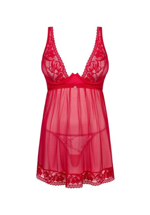Lacelove babydoll i stringi XL/2XL Obsessive Lacelove babydoll i stringi XL/2XL Obsessive