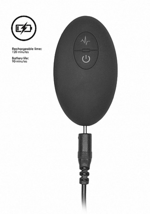 Remote Controlled E-Stim & Vibrating Prostate Massager - Black ElectroShock Remote Controlled E-Stim & Vibrating Prostate Massager - Black ElectroShock