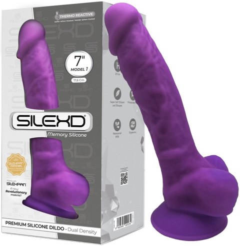 Dildo realistyczne penis jądra przyssawka sex 17cm Silexd Dildo realistyczne penis jądra przyssawka sex 17cm Silexd
