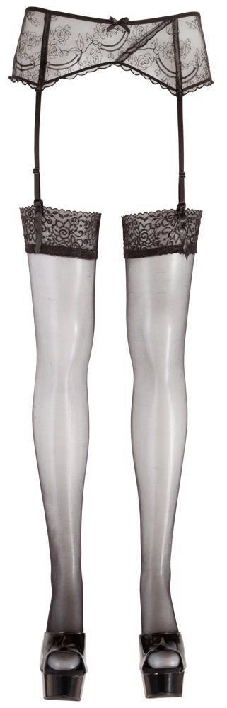 Stockings black 3 Cottelli LEGWEAR Stockings black 3 Cottelli LEGWEAR