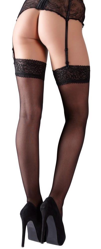 Stockings black 3 Cottelli LEGWEAR Stockings black 3 Cottelli LEGWEAR