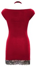 Velvet Dress red S Cottelli COSTUMES