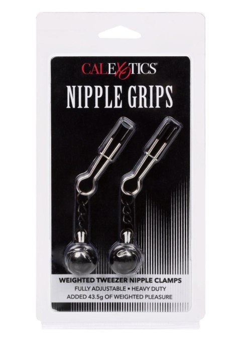 Weighted Tweezer NippleClamps Metal CalExotics Weighted Tweezer NippleClamps Metal CalExotics