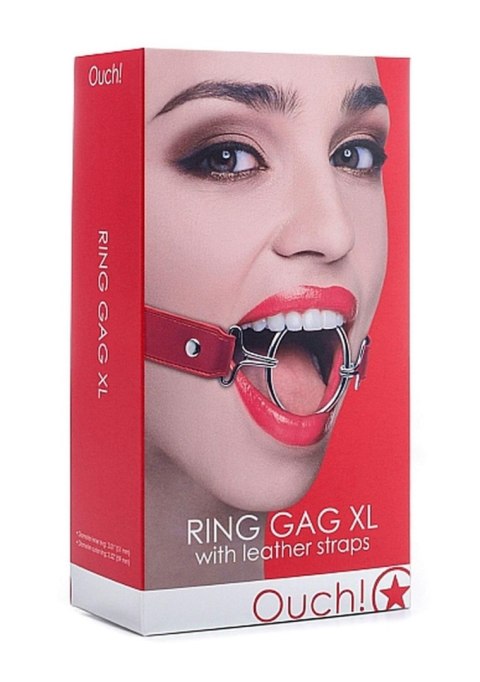 Ring Gag XL - Red Ouch! Ring Gag XL - Red Ouch!