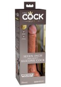 7 Inch 2Density Silicone Cock Caramel skin tone Pipedream